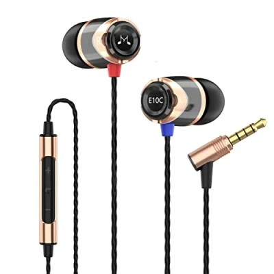 Afbeelding van SoundMAGIC E10C Oordopjes met Microfoon In Ear Hoofdtelefoon Geluidsisolerende Bedrade Oortelefoon Hifi Stereo Krachtige Bas Goud