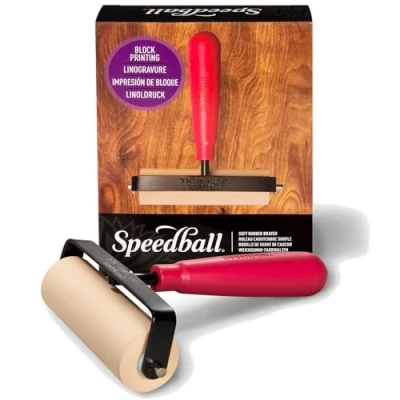 Afbeelding van Handroller&quot;Speedball Deluxe&quot; van zacht rubber.
