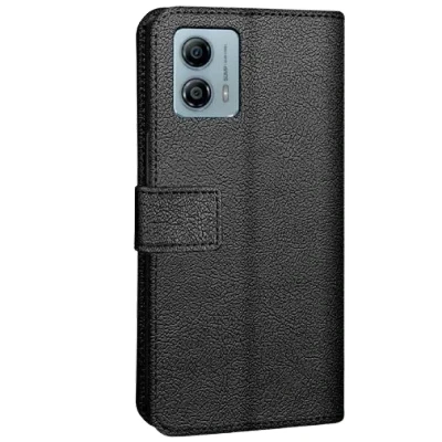 Afbeelding van Just in Case PU leer Book Zwart Motorola Moto G53