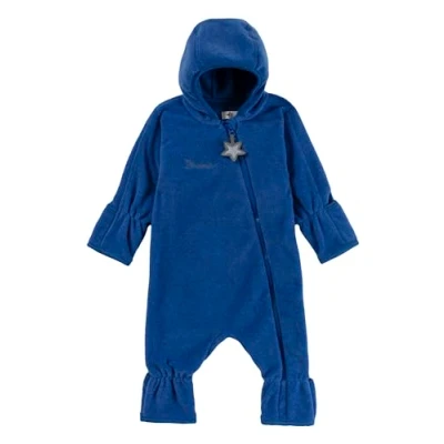 Afbeelding van Sterntaler Overall van fleece, kobaltblauw, 74