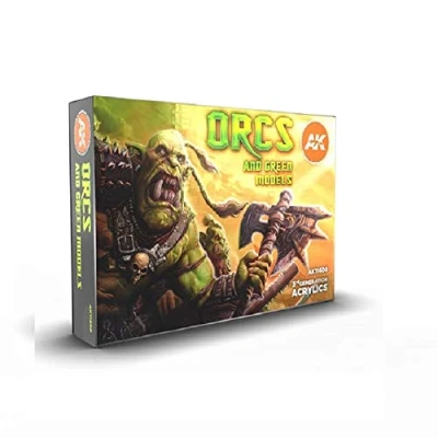 Afbeelding van AK Interactive AK11600 Orcs et Modèles Verts 6x17ml