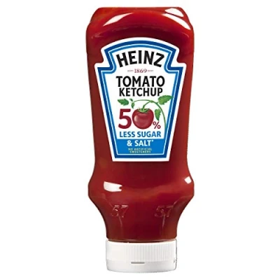 Afbeelding van Heinz Tomaat Ketchup 50% minder suiker en zout, 800ml