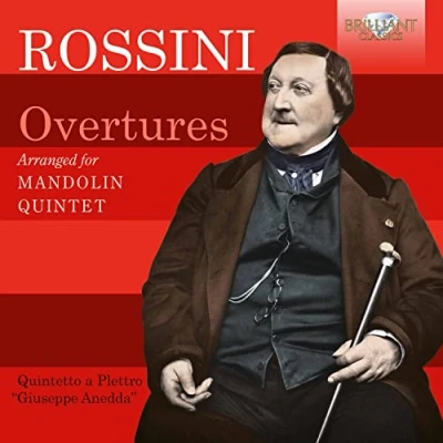 Afbeelding van Quintetto A Plettro &quot;Giuseppe Anedda&quot; Rossini: Overtures Arranged For Mandolin Quintet (CD)