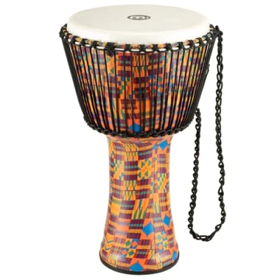 Afbeelding van Meinl Djembe PADJ2 XL F, 14&quot;, Kenyan Quilt, Synth. vel