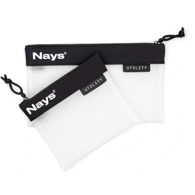 Afbeelding van Nays Utility Tas Wit/ Zwart Medium