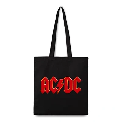 Afbeelding van Katoenen Tas Rocksax Ac/Dc