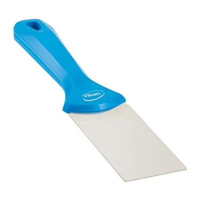 Afbeelding van Vikan Handschraper RVS 50mm Smal Blauw