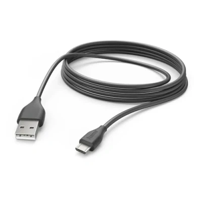 Afbeelding van Hama USB laadkabel 2.0 A stekker, micro B stekker 3.00 m Zwart 00201588