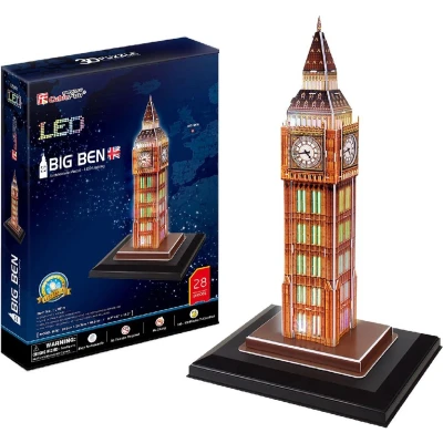Afbeelding van Cubic Fun 3d Puzzel Big Ben LED.
