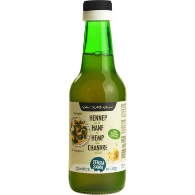 Afbeelding van Terrasana Raw Hennepolie Koudgeperst 250ml