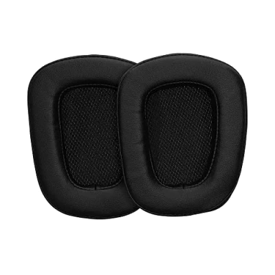 Afbeelding van kwmobile 2x oorkussens geschikt voor Logitech G933 / G933S G633 Earpads koptelefoon in zwart