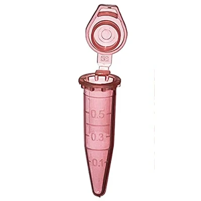 Afbeelding van MUHWA 1000PCS Polypropyleen Gegradueerde Microcentrifuge Buis met Snap Cap, 0.5ml Capaciteit Microtubes (rood)