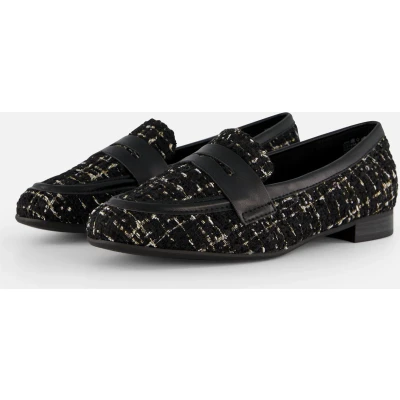 Afbeelding van MARCO TOZZI MT Soft Lining Dames Loafers BLACK COMB Maat 37