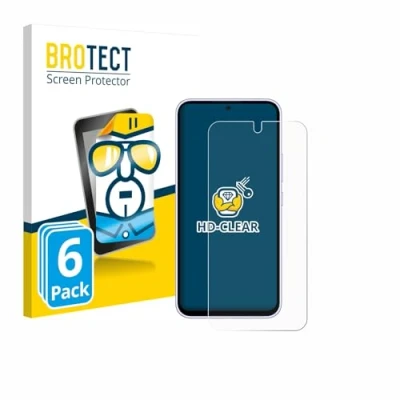Afbeelding van BROTECT Screenprotector voor Samsung Galaxy A54 5G Enterprise Edition Folie Beschermfolie transparant (6 Stuks)