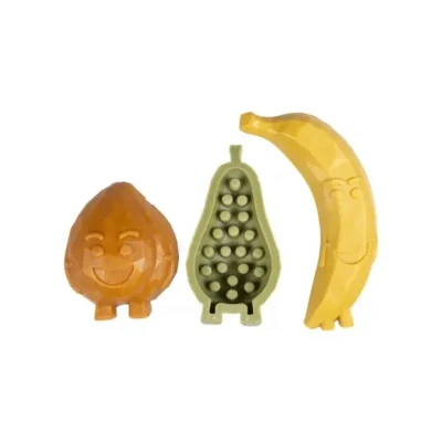 Afbeelding van Garden bites fruity friends Inhoud 3 stuks a 12,5 cm / 270 gram