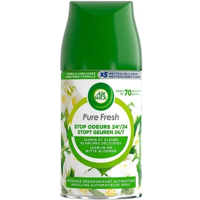 Afbeelding van Air Wick Pure Fresh Luchtverfrisser Jasmijn en Witte Bloemen Navulling 250 ml