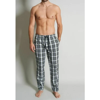 Afbeelding van TOM Tailor MIT Eingriff Knopf Pyjamabroek, Heren, Maat: Small, Dunkelgrün