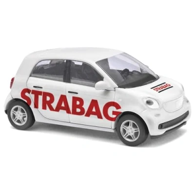 Afbeelding van Busch 49562 H0 Auto Smart Forfour 14, Strabag