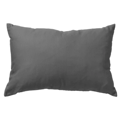Afbeelding van Dutch Decor SANTORINI Sierkussen voor buiten 40x60 cm waterafstotend en uv bestendig Charcoal Gray grijs