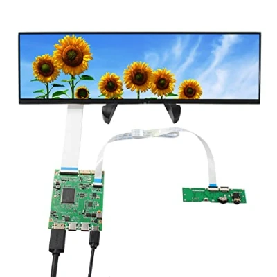 Afbeelding van VSDISPLAY 12,6 inch 1920x515 NV126B5M N41 IPS LCD scherm en USB Type C mini HDMI eDP Controller Board