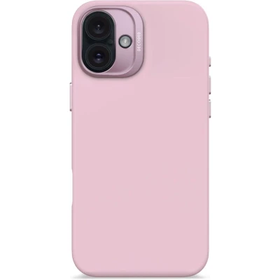 Afbeelding van Apple iPhone 16 Plus MagSafe Hoesje Siliconen en TPU (zacht) Decoded Softcase/Backcover Beige Telefoonhoesje