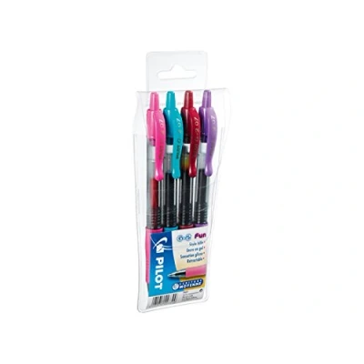 Afbeelding van Pilot G2 Rollerball Gel Pen Pack van 3 Rose, Turquoise, Marron &amp; Violet