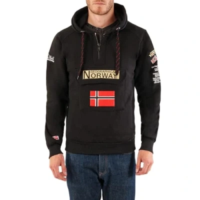 Afbeelding van Geographical Norway Gymclass sweatshirt voor heren, Zwart, XXL