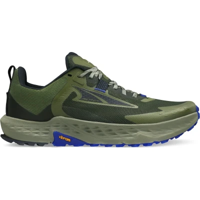 Afbeelding van Altra TIMP 5 Trail hardloopschoenen, Heren, Maat: 45, Dusty olive Textiel/ synthetisch