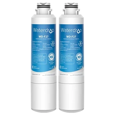 Afbeelding van 2X Waterdrop DA29 00020B Koelkast Vriezer Waterfilter Vervanging voor Samsung HAF CIN EXP, 00020A 00019A DA97 08006, 08043ABC; Kenmore 46 9101; REFSVC, AP5271937; HDX FMS 2
