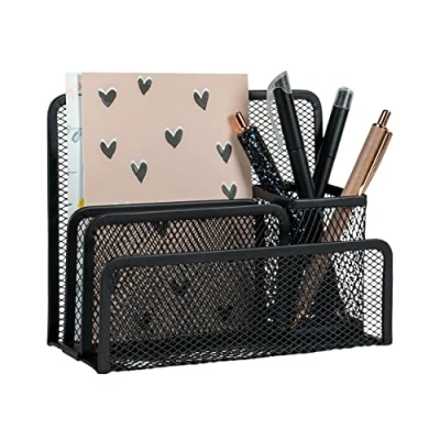 Afbeelding van QUVIO Bureau organizer mesh Zwart