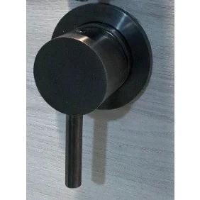 Afbeelding van Rubio Inox inbouw mengkraan volledig RVS in PVD Gun Metal 1208920735
