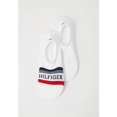 Afbeelding van Tommy Hilfiger MEN Footie TAB 2 PACK Enkelsokken, Heren, Maat: 39 42, White