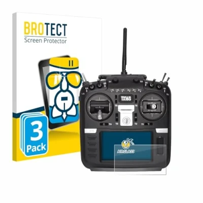 Afbeelding van BROTECT Glas Screen Protector voor Radiomaster TX16S (3 Stuks) Schermbeschermer [9H Hardheid, Beschermglas Folie niet Gehard Glas]