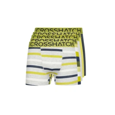 Afbeelding van Crosshatch Heren (5 pack) Multipack boxershorts, meerkleurige Boxershorts voor heren, cadeauset je vrienden, vriend of echtgenoot. zijn verkrijgbaar in de maten: S, M, L, XL, XXL,
