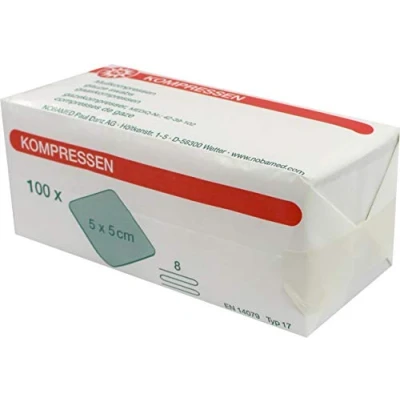 Afbeelding van Kompressen 100 stuks van Noba 8 voudig, 5 x cm
