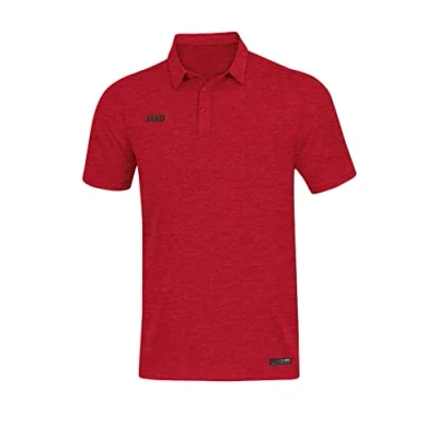 Afbeelding van Polo Premium Basics Rood gemeleerd / XL