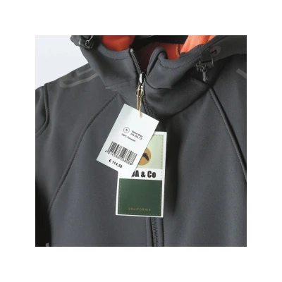 Afbeelding van Herma Stevige labelhangers A4 42x70 mm wit papier/folie/papier geperfo