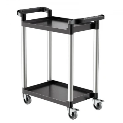 Afbeelding van VEVOR Multifunctionele Trolley 136kg 2 laags servicewagen Gereedschapswagen 800x410x945mm