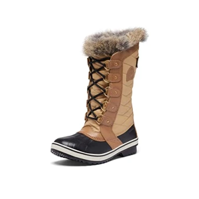 Afbeelding van Sorel Tofino Snowboots, Dames, Maat: 39, Curry fawn Leer en textiel