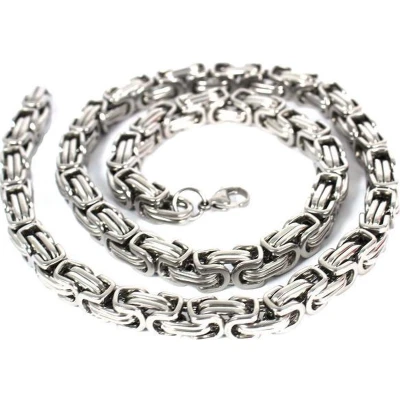 Afbeelding van Koningsketting Heren Zware Schakelketting Stalen Ketting 8mm/60 cm