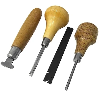 Afbeelding van Juweliers Steen Instelling Klauw Bezel Prong Lifter Pusher Roller Craft Tool set 4