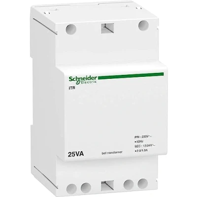 Afbeelding van Schneider electric itr beltransformator 12 24v 25va 230v 12v standaard beltrafo 6 a9a15215