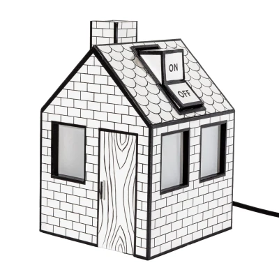 Afbeelding van Seletti On Off tafellamp zwartwit