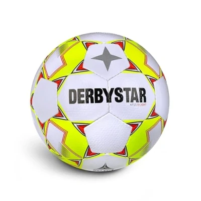 Afbeelding van Derbystar Unisex Jeugd Apus S Light v23 voetbal, wit geel, 5