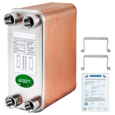 Afbeelding van Platenwarmtewisselaar Warmtewisselaar B12 60 316 roestvrij staal