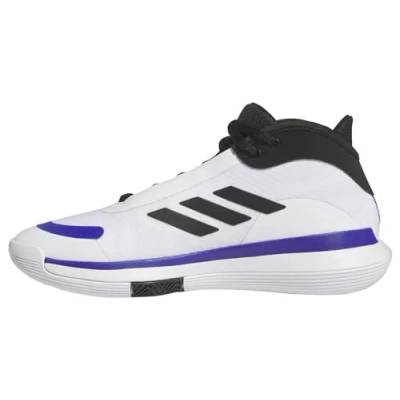 Afbeelding van adidas Bounce Legends lage sneakers voor kinderen, uniseks, Wolk Wit Kern Zwart Lucid Blauw, 7.5 UK