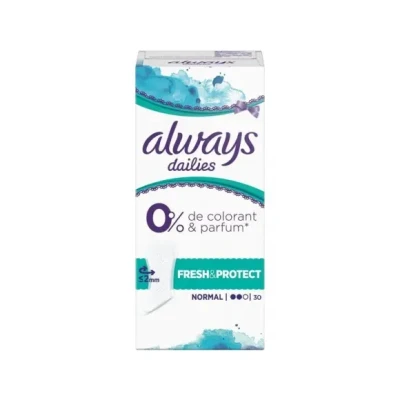 Afbeelding van Always Inlegkruisjes Fresh en Protect Normal 30 stuks