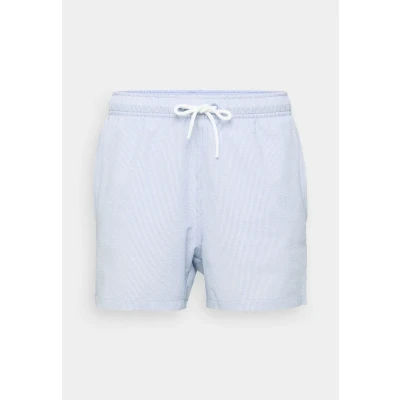 Afbeelding van Björn Borg heren Zwemshorts met streepprint in de kleur Staalblauw, maat: L