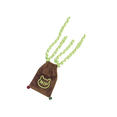 Afbeelding van Nobby Pluche zakje met Catnip, groen 20 cm, 1 stuk
