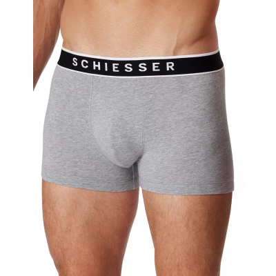 Afbeelding van Schiesser boxer voor heren grijs maat l